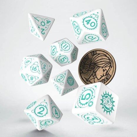 Q Workshop The Witcher Dice Set Ciri - The Law of Surprise (7 & unique coin) Q Workshop The Witcher Dice Set Ciri - The Law of Surprise (7 & unique coin)