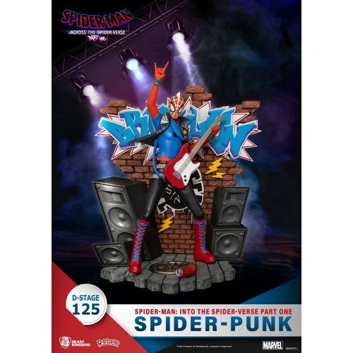 Beast Kingdom Marvel: Spider-Man Into the Spider-Verse Part One - Spider-Punk PVC Diorama Beast Kingdom Marvel: Spider-Man Into the Spider-Verse Part One - Spider-Punk PVC Diorama