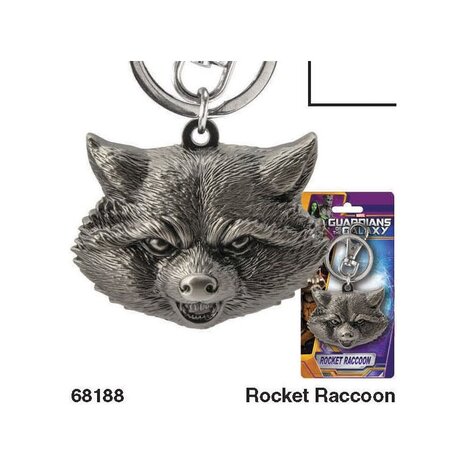 Monogram Marvel: Rocket Raccoon Metal Keychain Monogram Marvel: Rocket Raccoon Metal Keychain