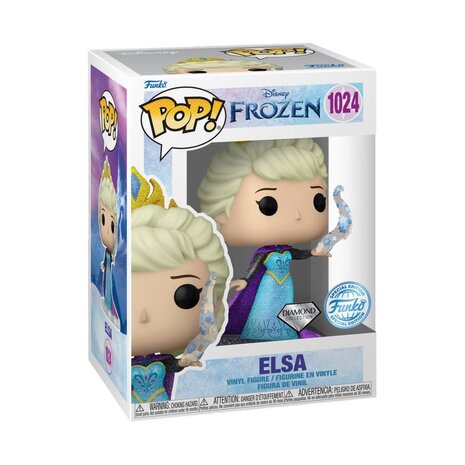 Funko Pop! Disney: Diamond Glitter Ultimate Princess Elsa with Snowflakes Funko Pop! Disney: Diamond Glitter Ultimate Princess Elsa with Snowflakes