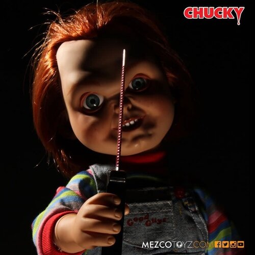 Mezcotoys Child's Play: 15 inch Talking Sneering Chucky Doll Mezcotoys Child's Play: 15 inch Talking Sneering Chucky Doll