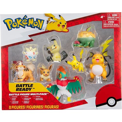 Pokemon Pokémon Figures - Battle Ready W9 Set of 8 figures Pokemon Pokémon Figures - Battle Ready W9 Set of 8 figures