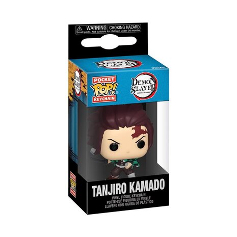 Funko Pocket Pop! Keychain: Demon Slayer - Tanjiro Funko Pocket Pop! Keychain: Demon Slayer - Tanjiro