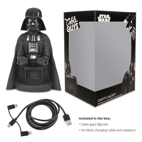Exquisite Gaming Cable Guy - Star Wars Darth Vader Phone & Controller Holder Exquisite Gaming Cable Guy - Star Wars Darth Vader Phone & Controller Holder