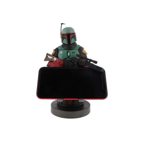 exquise gaming Star Wars: The Book of Boba Fett - Boba Fett Cable Guy Phone and Controller Stand exquise gaming Star Wars: The Book of Boba Fett - Boba Fett Cable Guy Phone and Controller Stand
