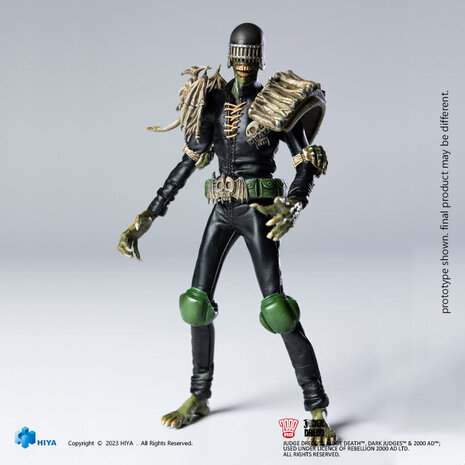 Hiya Toys Judge Dredd: Judge Death 1:12 Scale Action Figure Hiya Toys Judge Dredd: Judge Death 1:12 Scale Action Figure