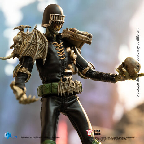 Hiya Toys Judge Dredd: Judge Death 1:12 Scale Action Figure Hiya Toys Judge Dredd: Judge Death 1:12 Scale Action Figure