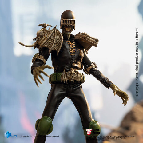 Hiya Toys Judge Dredd: Judge Death 1:12 Scale Action Figure Hiya Toys Judge Dredd: Judge Death 1:12 Scale Action Figure
