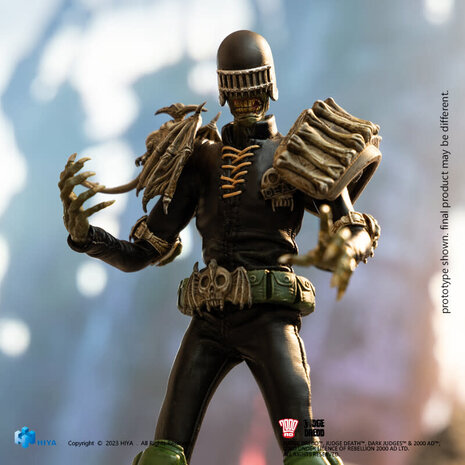 Hiya Toys Judge Dredd: Judge Death 1:12 Scale Action Figure Hiya Toys Judge Dredd: Judge Death 1:12 Scale Action Figure