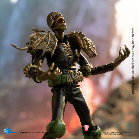 Hiya Toys Judge Dredd: Judge Death 1:12 Scale Action Figure Hiya Toys Judge Dredd: Judge Death 1:12 Scale Action Figure