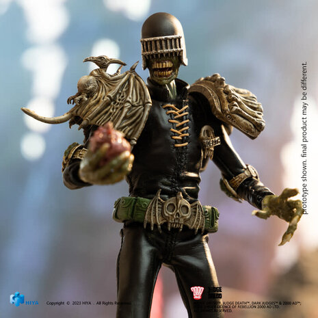 Hiya Toys Judge Dredd: Judge Death 1:12 Scale Action Figure Hiya Toys Judge Dredd: Judge Death 1:12 Scale Action Figure