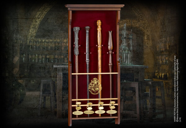 The Noble Collection Harry Potter - Four Character Wand Display The Noble Collection Harry Potter - Four Character Wand Display