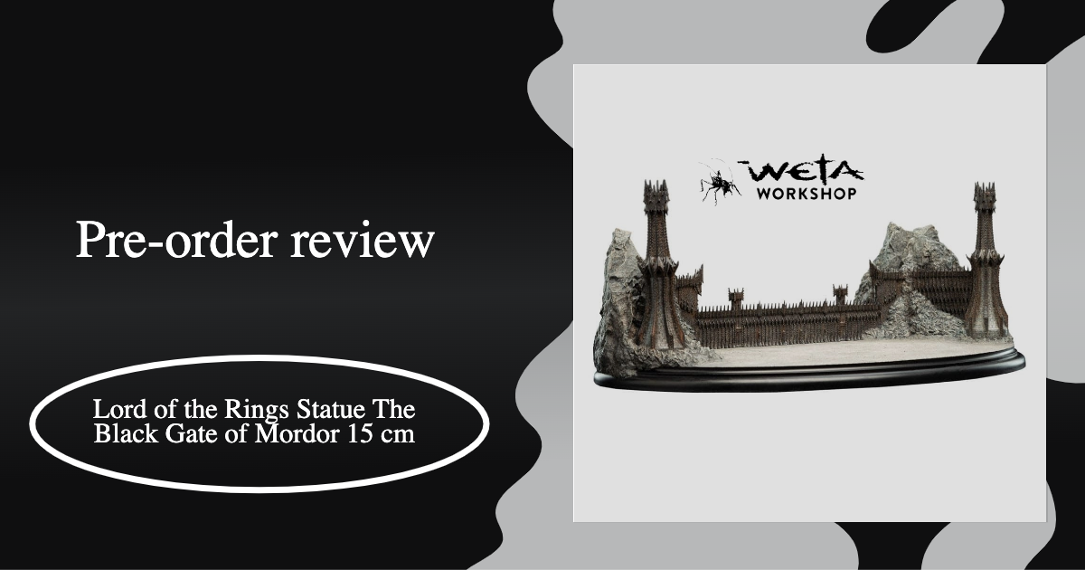Productaankondiging: WETA WORKSHOP Lord of the Rings Statue The Black Gate of Mordor 15 cm