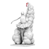 Mighty Jaxx The Beauty of Rebellion by Abell Octovan Statue Mighty Jaxx The Beauty of Rebellion by Abell Octovan Statue