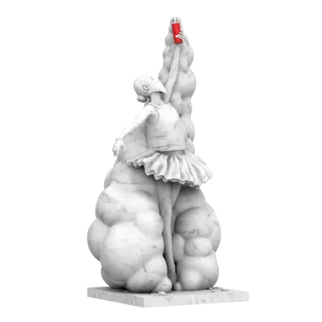 Mighty Jaxx The Beauty of Rebellion by Abell Octovan Statue Mighty Jaxx The Beauty of Rebellion by Abell Octovan Statue