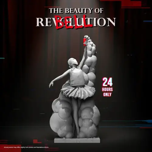 Mighty Jaxx The Beauty of Rebellion by Abell Octovan Statue Mighty Jaxx The Beauty of Rebellion by Abell Octovan Statue
