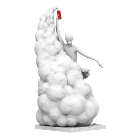 Mighty Jaxx The Beauty of Rebellion by Abell Octovan Statue Mighty Jaxx The Beauty of Rebellion by Abell Octovan Statue