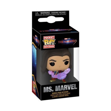 Funko Pop! Keychain: The Marvels - Ms. Marvel Funko Pop! Keychain: The Marvels - Ms. Marvel