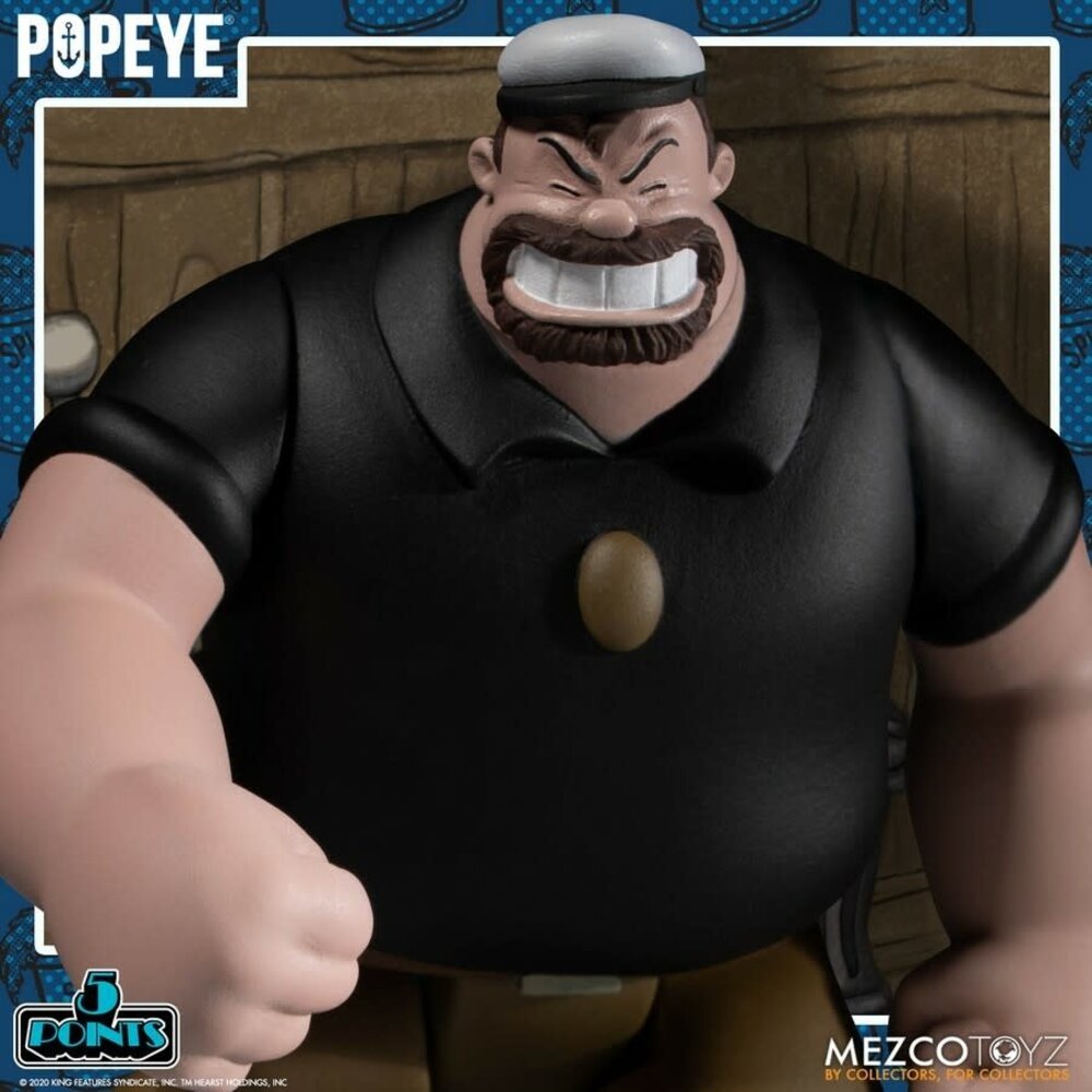 Mezcotoys Popeye: 5 Points - Popeye Deluxe Action Figure Box Set Mezcotoys Popeye: 5 Points - Popeye Deluxe Action Figure Box Set