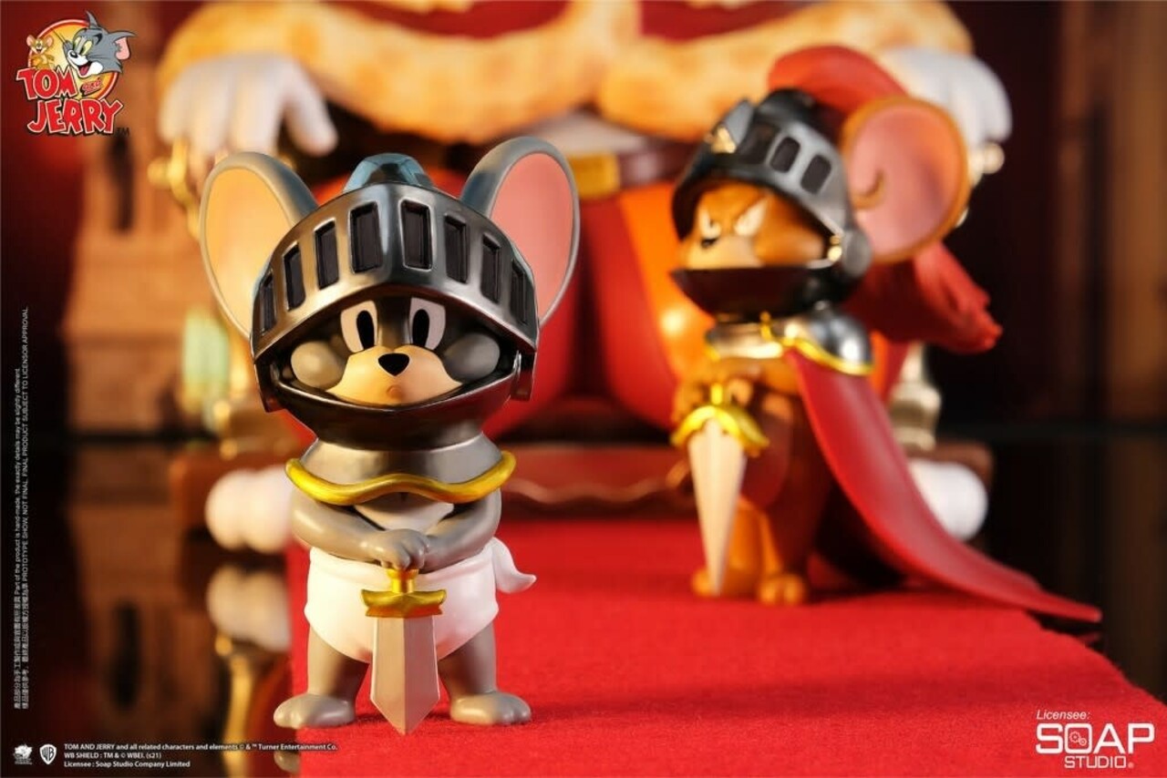 soap studios Tom and Jerry: Royal Court Jerry and Tuffy PVC Statue soap studios Tom and Jerry: Royal Court Jerry and Tuffy PVC Statue