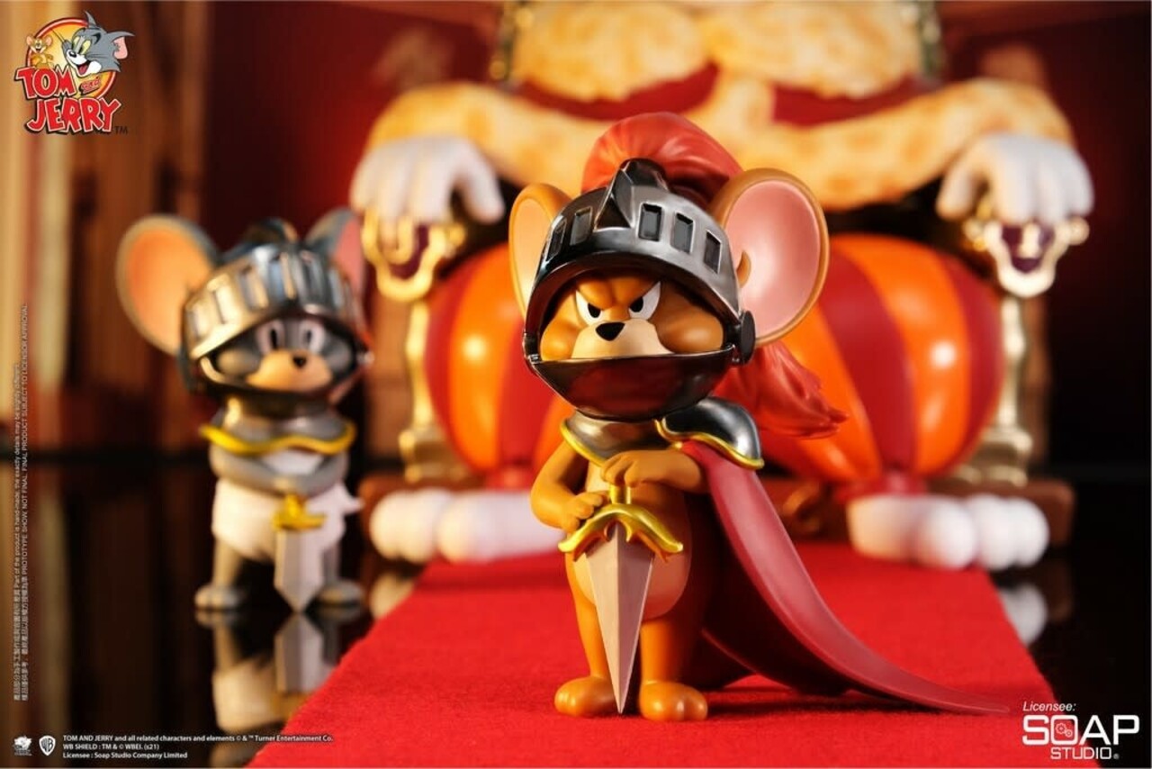 soap studios Tom and Jerry: Royal Court Jerry and Tuffy PVC Statue soap studios Tom and Jerry: Royal Court Jerry and Tuffy PVC Statue