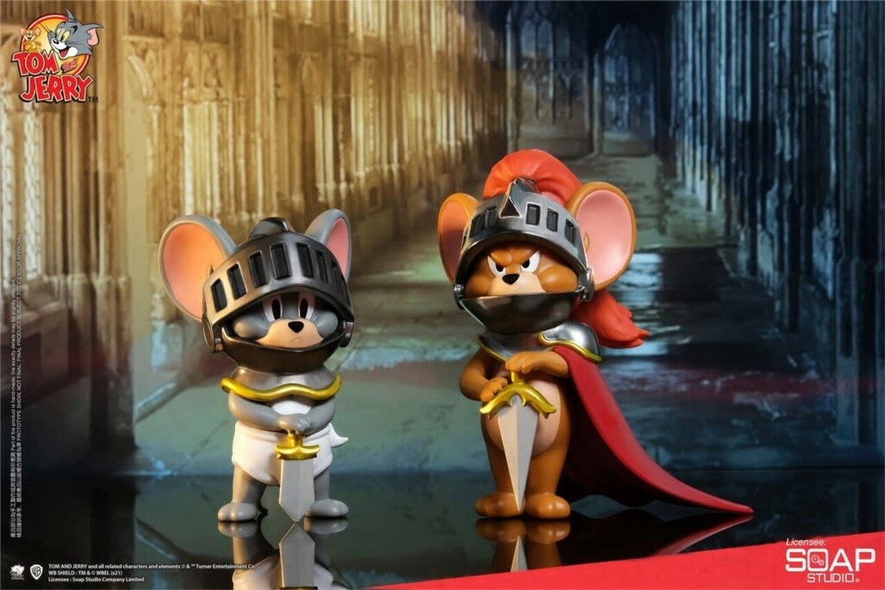 soap studios Tom and Jerry: Royal Court Jerry and Tuffy PVC Statue soap studios Tom and Jerry: Royal Court Jerry and Tuffy PVC Statue