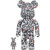 Medicom Toy Keith Haring: BE@RBRICK - Keith Haring #8 100% and 400% Figure Set Medicom Toy Keith Haring: BE@RBRICK - Keith Haring #8 100% and 400% Figure Set