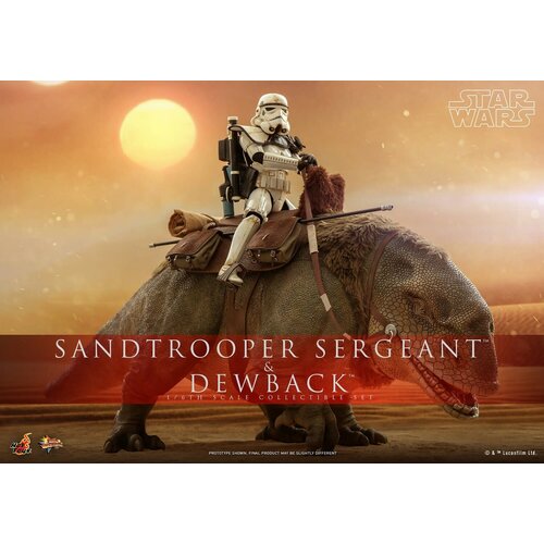 Hot toys Star Wars: A New Hope - Sandtrooper Sergeant and Dewback 1:6 Scale Figure Set Hot toys Star Wars: A New Hope - Sandtrooper Sergeant and Dewback 1:6 Scale Figure Set