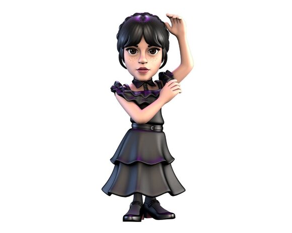 Minix Wednesday: Wave 4 - Wednesday Addams in Dress 5 inch PVC Figure Minix Wednesday: Wave 4 - Wednesday Addams in Dress 5 inch PVC Figure