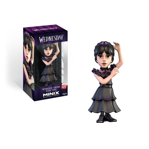 Minix Wednesday: Wave 4 - Wednesday Addams in Dress 5 inch PVC Figure Minix Wednesday: Wave 4 - Wednesday Addams in Dress 5 inch PVC Figure