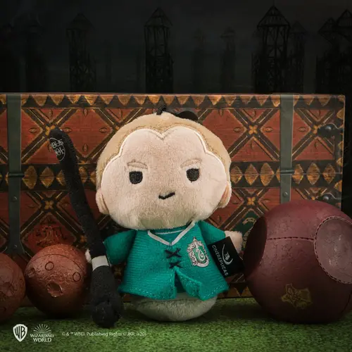 Cinereplicas Harry Potter: Draco Malfoy Quidditch Plush Keychain Cinereplicas Harry Potter: Draco Malfoy Quidditch Plush Keychain