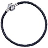 The Carat Shop Harry Potter: Black Leather Charm Bracelet - 19cm M The Carat Shop Harry Potter: Black Leather Charm Bracelet - 19cm M