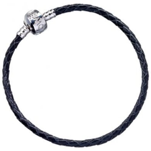 The Carat Shop Harry Potter: Black Leather Charm Bracelet - 19cm M The Carat Shop Harry Potter: Black Leather Charm Bracelet - 19cm M