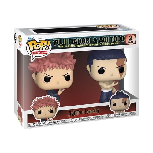FUNKO Pop! Animation: Jujutsu Kaisen S2 - Yuji Itadori and Aoi Todo 2-Pack FUNKO Pop! Animation: Jujutsu Kaisen S2 - Yuji Itadori and Aoi Todo 2-Pack