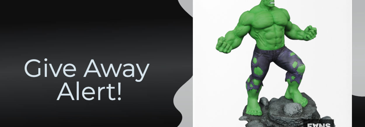 Win een Epische Marvel Gallery: Hulk PVC Figuur in Onze Nieuwe Facebook Give-Away! Win een Epische Marvel Gallery: Hulk PVC Figuur in Onze Nieuwe Facebook Give-Away!