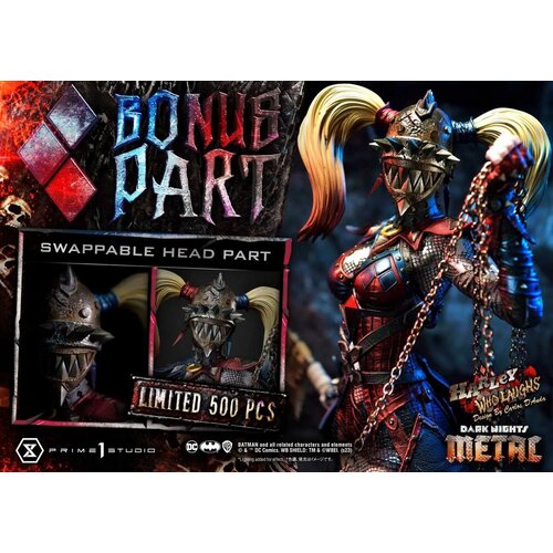 Prime 1 Studio DC Comics: Dark Nights Metal - Harley Quinn Who Laughs Deluxe Bonus Version 1:3 Scale Statue Prime 1 Studio DC Comics: Dark Nights Metal - Harley Quinn Who Laughs Deluxe Bonus Version 1:3 Scale Statue