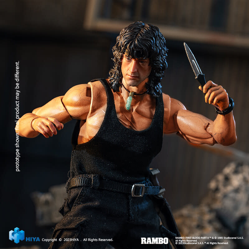 Rambo III: Rambo 1:12 Scale Action Figure - Fans