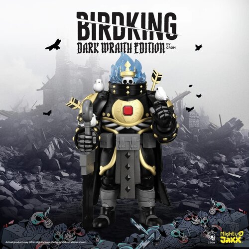 Mighty Jaxx Birdking Dark Wraith Edition By Crom Statue Mighty Jaxx Birdking Dark Wraith Edition By Crom Statue