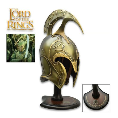 United Cutlery Lord of the Rings: High Elven War Helm - Limited Edition 1:1 Scale Replica United Cutlery Lord of the Rings: High Elven War Helm - Limited Edition 1:1 Scale Replica