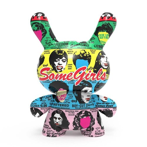 Kidrobot The Rolling Stones: Some Girls Icon Dunny 8 inch Vinyl Art Figure Kidrobot The Rolling Stones: Some Girls Icon Dunny 8 inch Vinyl Art Figure