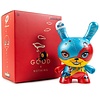 Kidrobot Dunny: Good 4 Nothing 8 inch Vinyl Art Figure by 64 Colors - Bright Red/Blue Kidrobot Dunny: Good 4 Nothing 8 inch Vinyl Art Figure by 64 Colors - Bright Red/Blue