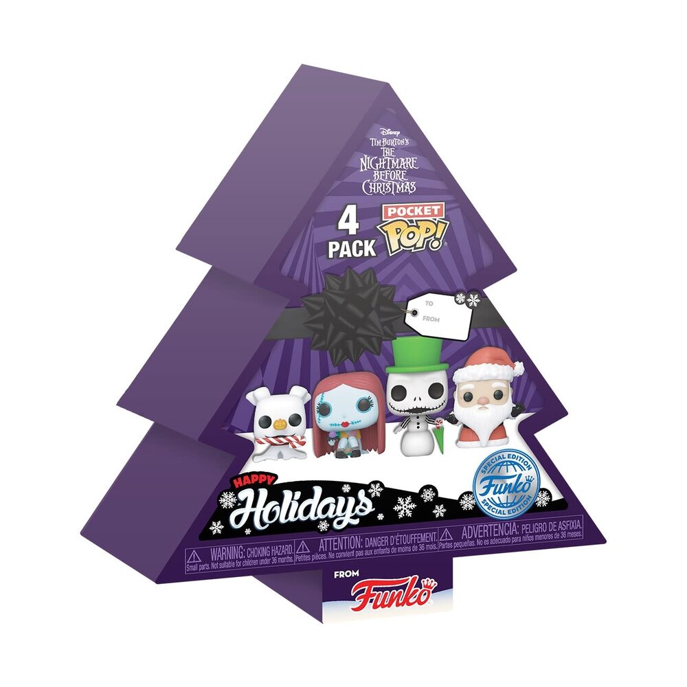 Funko Pocket Pop! The Nightmare Before Christmas - Tree Holiday Box 4-Pack Funko Pocket Pop! The Nightmare Before Christmas - Tree Holiday Box 4-Pack