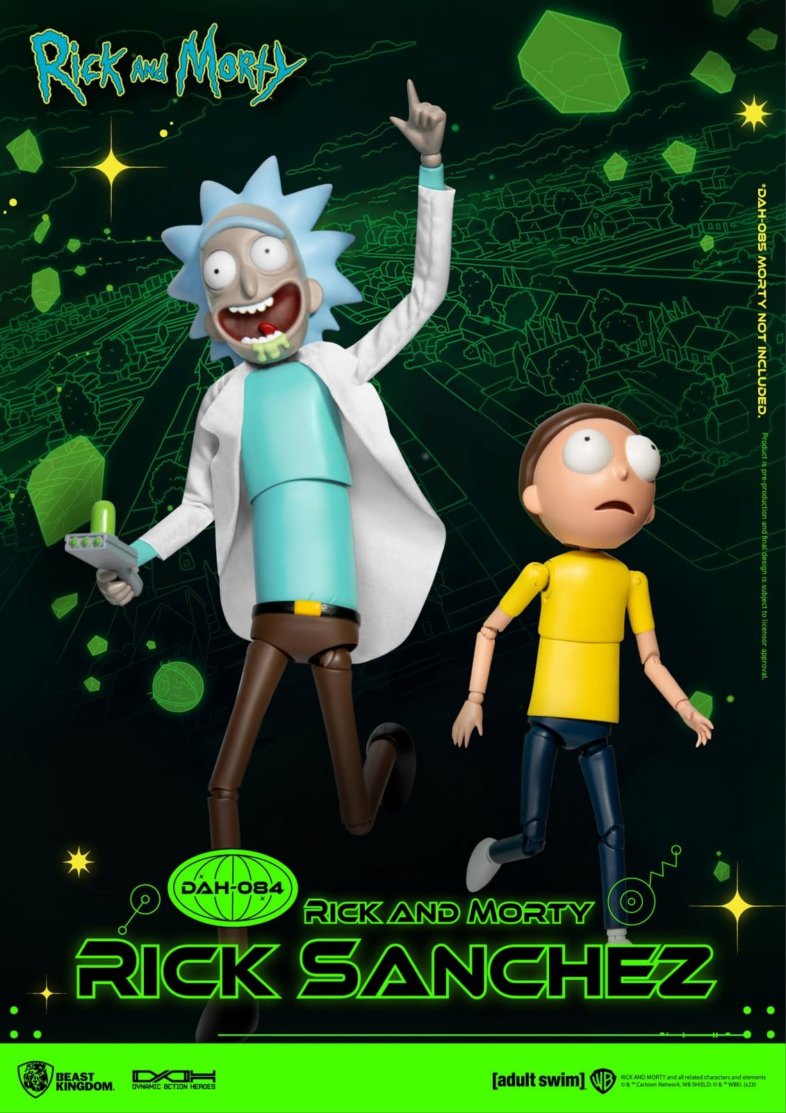 Beast-Kingdom USA  DAH-084 Rick and Morty Rick Sanchez