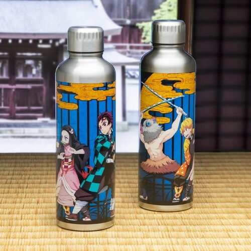 Paladone Demon Slayer Kimetsu no Yaiba: Premium Metal Water Bottle Paladone Demon Slayer Kimetsu no Yaiba: Premium Metal Water Bottle