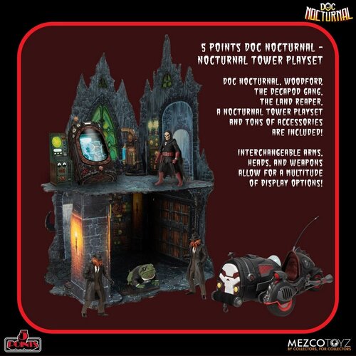 Mezcotoys Doc Nocturnal: 5 Points - Doc Nocturnal Tower Playset Mezcotoys Doc Nocturnal: 5 Points - Doc Nocturnal Tower Playset