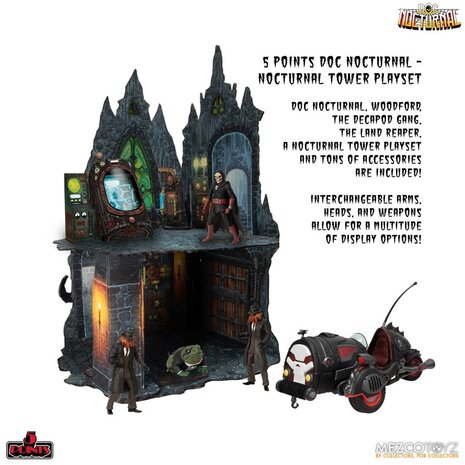 Mezcotoys Doc Nocturnal: 5 Points - Doc Nocturnal Tower Playset Mezcotoys Doc Nocturnal: 5 Points - Doc Nocturnal Tower Playset