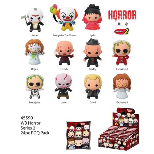 Monogram Horror: Series 2 3D Bag Clip (prijs per stuk) Monogram Horror: Series 2 3D Bag Clip (prijs per stuk)