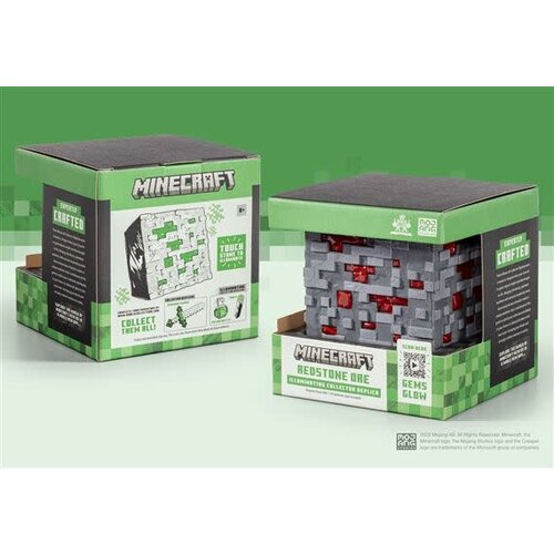 The Noble Collection Minecraft: Illuminating Redstone Ore Cube The Noble Collection Minecraft: Illuminating Redstone Ore Cube