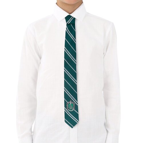 Cinereplicas Harry Potter: Slytherin Woven Kids Necktie Cinereplicas Harry Potter: Slytherin Woven Kids Necktie