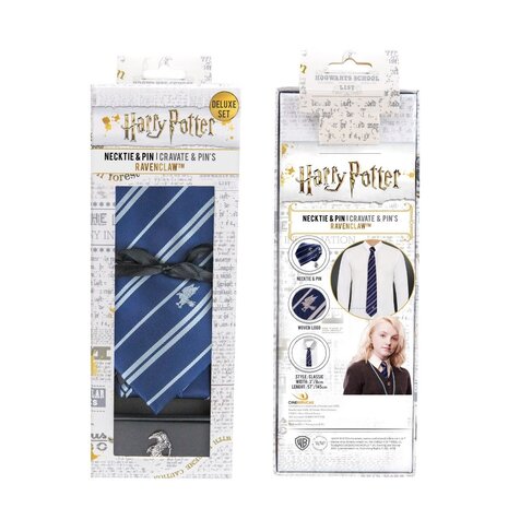 Cinereplicas Harry Potter: Deluxe Box Set Ravenclaw Necktie Cinereplicas Harry Potter: Deluxe Box Set Ravenclaw Necktie